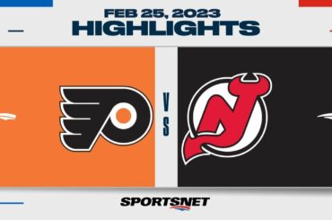 NHL Highlights | Flyers vs. Devils - February 25, 2023
