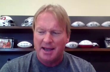 Jon Gruden talks about Raiders loss to Falcons, day after. Nov 30, 2020