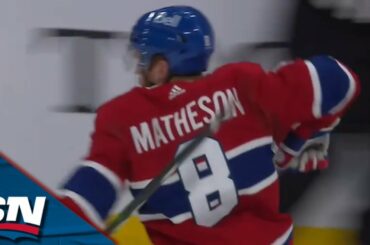 Canadiens' Mike Matheson Goes Coast-To-Coast And Buries His Own Rebound To Even The Score