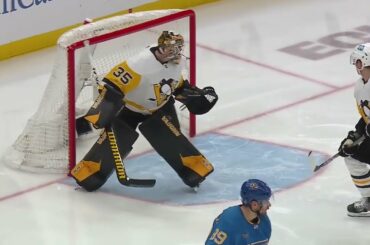 Pavel Buchnevich scores vs Penguins (25 feb 2023)