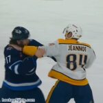 Tanner Jeannot vs Adam Lowry Dec 15, 2022