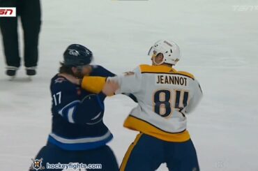 Tanner Jeannot vs Adam Lowry Dec 15, 2022