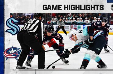 Kraken @ Blue Jackets 3/3 | NHL Highlights 2023