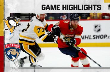 Penguins @ Panthers 3/4 | NHL Highlights 2023