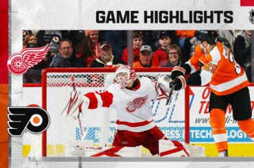 Red Wings @ Flyers 3/5 | NHL Highlights 2023