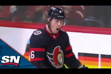 Jakob Chychrun Scores His First With The Senators On A ROCKET