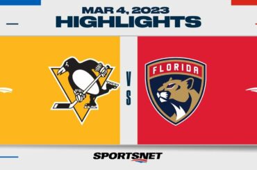 NHL Highlights | Penguins vs. Panthers - March 4, 2023