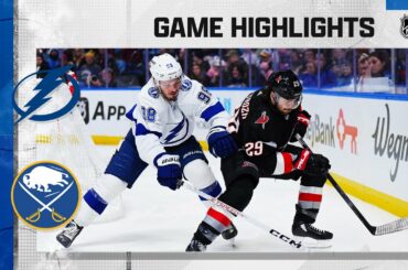 Lightning @ Sabres 3/4 | NHL Highlights 2023