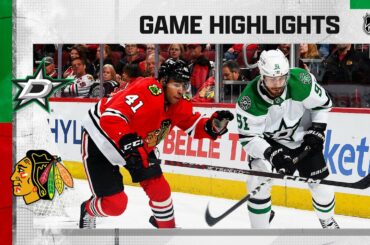 Stars @ Blackhawks 3/2 | NHL Highlights 2023