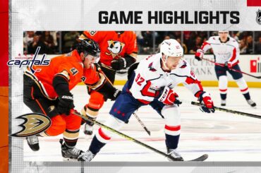 Capitals @ Ducks 3/1 | NHL Highlights 2023