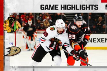 Blackhawks @ Ducks 2/27 | NHL Highlights 2023