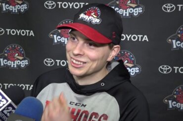 IceHogs Media Day: Matthew Highmore - 4/2/19