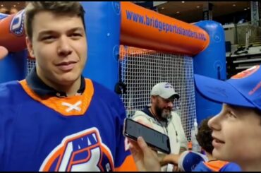 Interviewing William Dufour Bridgeport Islanders