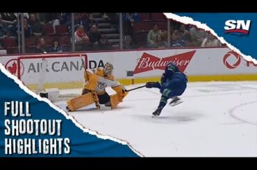 Nashville Predators at Vancouver Canucks | FULL Shootout Highlights - March 6, 2023