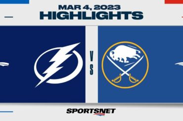 NHL Highlights | Lightning vs. Sabres - March 4, 2023