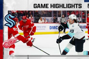 Kraken @ Red Wings 3/2 | NHL Highlights 2023
