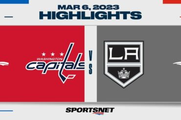 NHL Highlights | Capitals vs. Kings - March 6, 2023