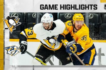 Penguins @ Predators 2/28 | NHL Highlights 2023