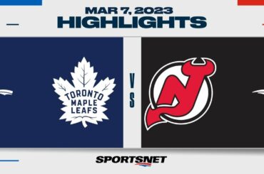 NHL Highlights | Maple Leafs vs. Devils - March 7, 2023