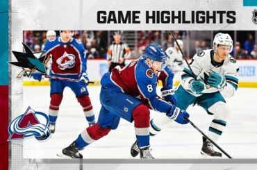 Sharks @ Avalanche 3/7 | NHL Highlights 2023