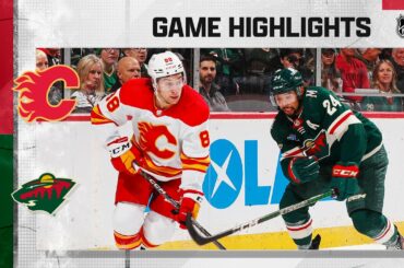Flames @ Wild 3/7 | NHL Highlights 2023