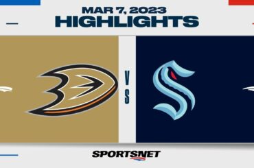 NHL Highlights | Ducks vs. Kraken - March 7, 2023