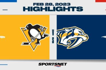 NHL Highlights | Penguins vs. Predators - February 28, 2023