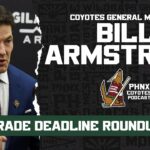 Arizona Coyotes GM Bill Armstrong explains the team’s moves at the NHL trade deadline