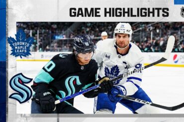 Maple Leafs @ Kraken 2/26 | NHL Highlights 2023