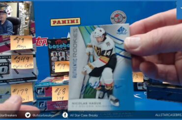 Nicholas Hague RC Auto & Jack Hughes Rookie Sweater - 2019/20 SP Game Used Hockey Box Break!