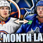 BO HORVAT VS ANTHONY BEAUVILLIER: ONE MONTH LATER (Vancouver Canucks, New York Islanders News 2023)