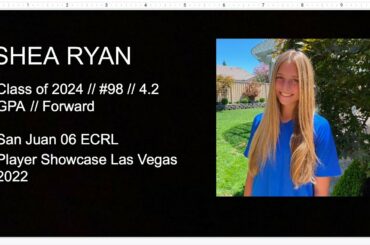 Shea Ryan 2024 // 06 #98 // Player Showcase Las Vegas // San Juan 06 ECRL