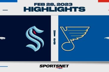 NHL Highlights | Kraken vs. Blues - February 28, 2023