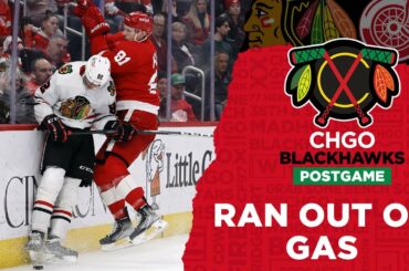 Red Wings Motor Past the Chicago Blackhawks | CHGO Blackhawks Postgame Podcast