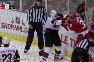 Luke Schenn vs Anthony Mantha Dec 13, 2016