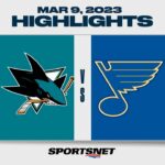NHL Highlights | Sharks vs. Blues - March 9, 2023