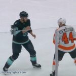 Nicolas Deslauriers vs Jamie Oleksiak Feb 16, 2023