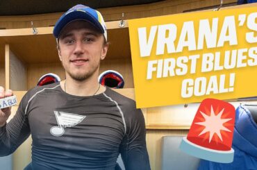 Jakub Vrana scores first goal as a Blue