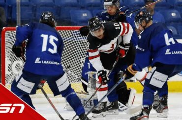 Finland smacks Canada 8-3 at World Junior Summer Showcase