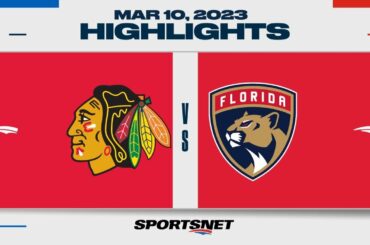 NHL Highlights | Blackhawks vs. Panthers -  March 10, 2023