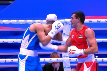Semifinals (71kg) ZAKHARIEIEV Yurii (UKR) vs  ALIYEV Sarkhan (AZE) | AIBA WCHs 2021