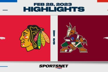 NHL Highlights | Blackhawks vs. Coyotes - February 28, 2023