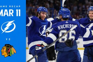 RECAP: Blackhawks @ Lightning 3/11/23 | A W and a Loss.