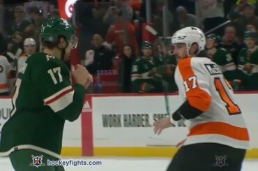 Zack MacEwen vs Marcus Foligno Jan 26, 2023