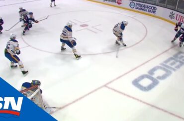 Islanders' Matt Martin Scores From Behind Goal-line Off Jonas Johansson's Mask