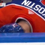 Klim Kostin's big hit against Hampus Lindholm from Bruins (27 feb 2023)