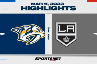 NHL Highlights | Predators vs. Kings - March 12, 2023