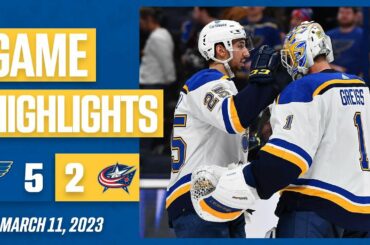 Game Highlights: Blues 5, Blue Jackets 2