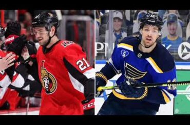 NHL TRADE: Blues Trade Sanford to Senators for Logan Brown, conditional draft pick