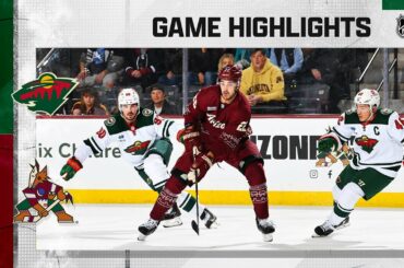 Wild @ Coyotes 3/12 | NHL Highlights 2023